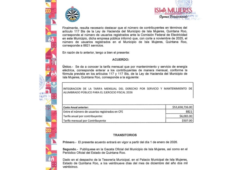 Del Consumo al Servicio: Alumbrado Público&nbsp;2026